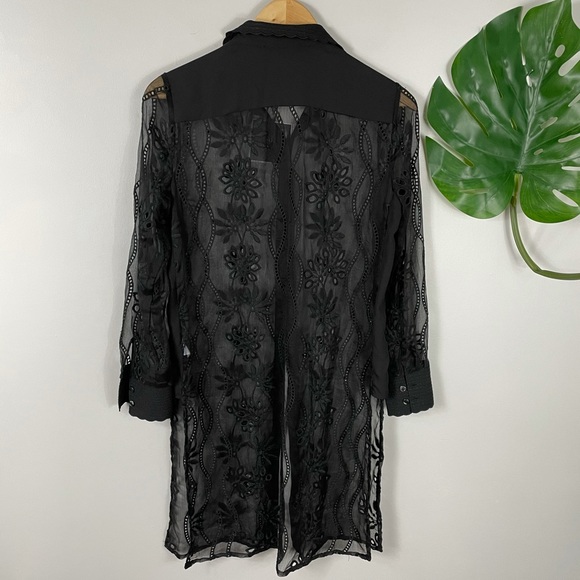 Melanie Lyne Sheer long tunic - Picture 6 of 8